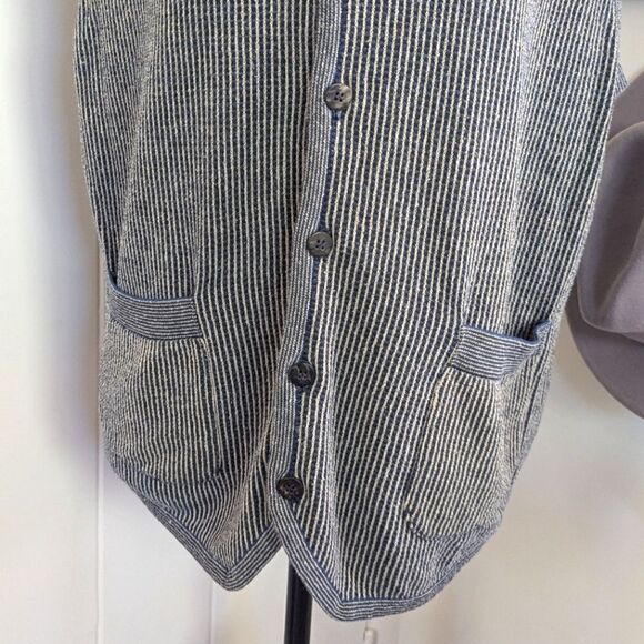 Ermenegildo Zegna Button Up Sweater Vest MD Preppy Quiet Luxury Cozy Academia - Picture 5 of 8